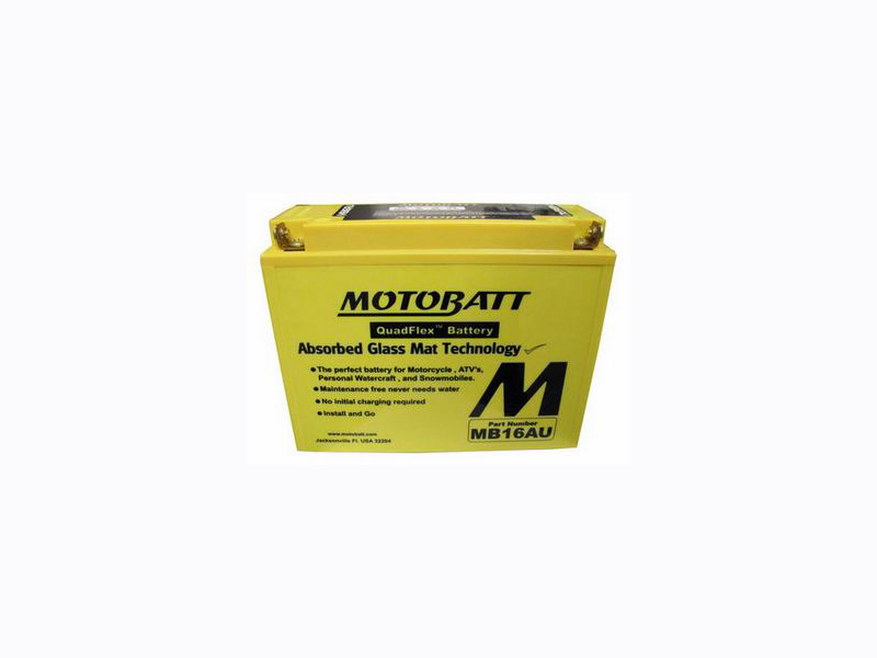 Motobatt Mb Au Battery Agm With Quadflex Technology