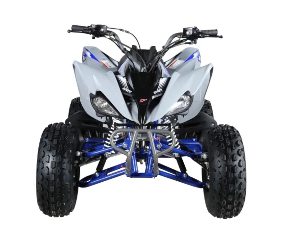 Crossfire Rover 125 125cc Sports Quad Bike - Grey / Blue