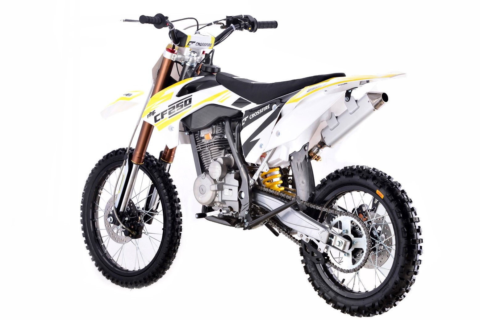 Crossfire CF250 250cc Dirt Bike - White | GMX Motorbikes Australia