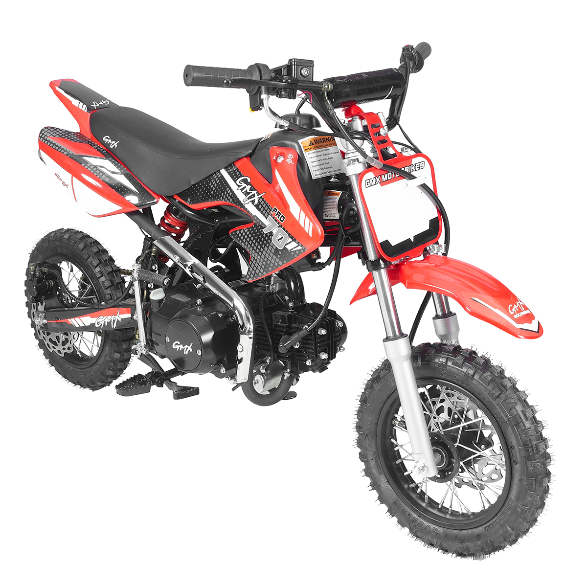 GMX 70cc Pro Kids Dirt Bike - Red | Go Easy Australia